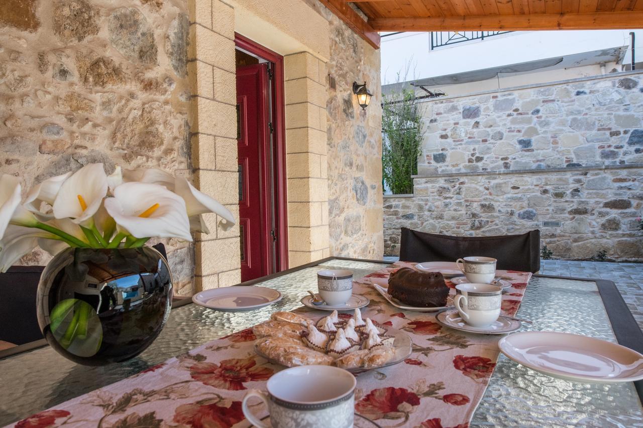 Private Sapphiros Villa Kissamos Bagian luar foto
